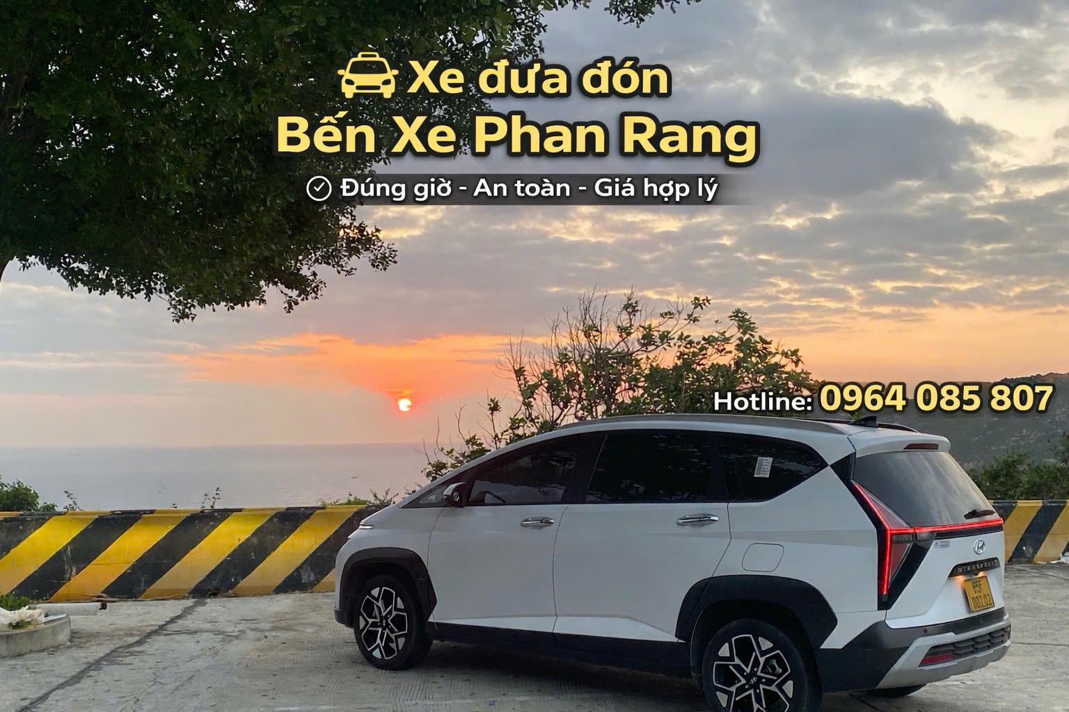 xe đưa đón bến xe phan rang