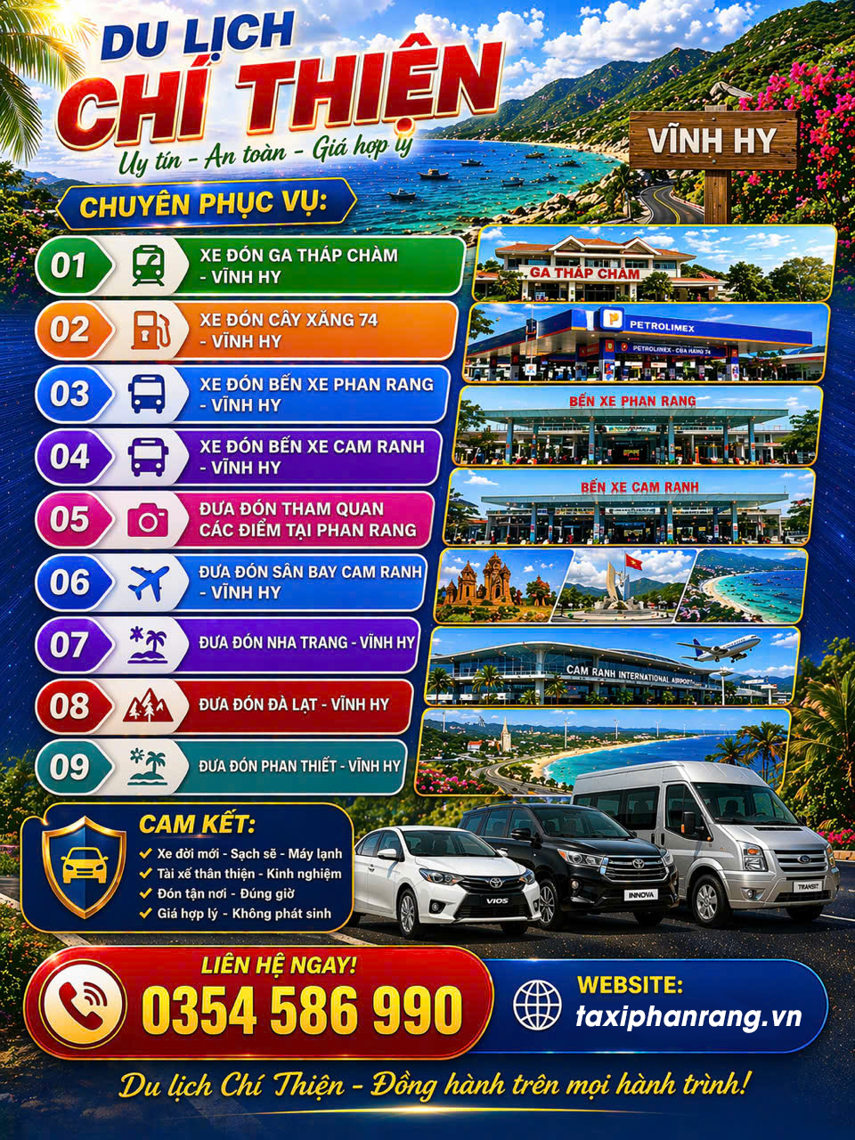 thuê xe đi hang rái